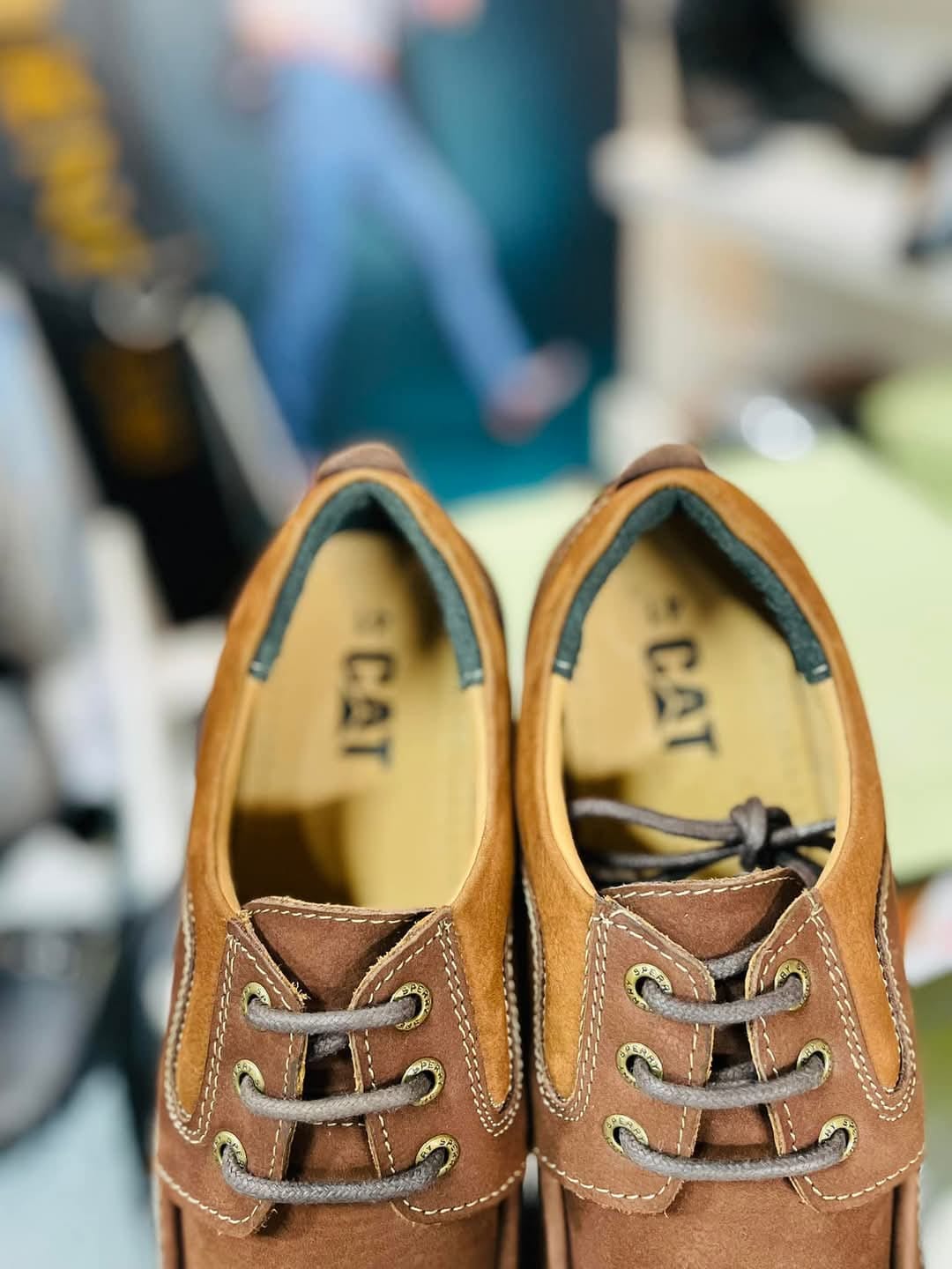 Men's Casual Brown Cap Toe Shoes